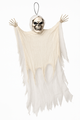 48" Spooky White Hanging Reaper Halloween Decoration